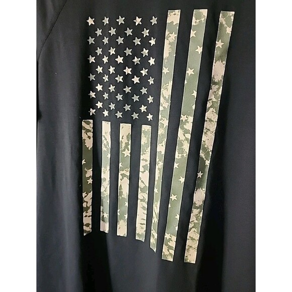 LuLaRoe Large Oversized Axel patriotic Americana T-Shirt Excellent B7 USA - Picture 3 of 5